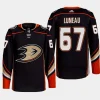 men ducks tristan luneau primegreen home authentic pro black jersey