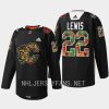 men flames trevor lewis jarome iginla black history month 2023 black jersey