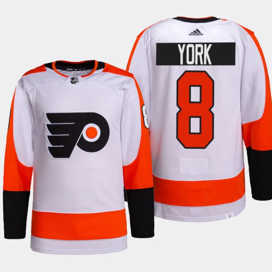 men flyers cam york authentic pro away primegreen white jersey