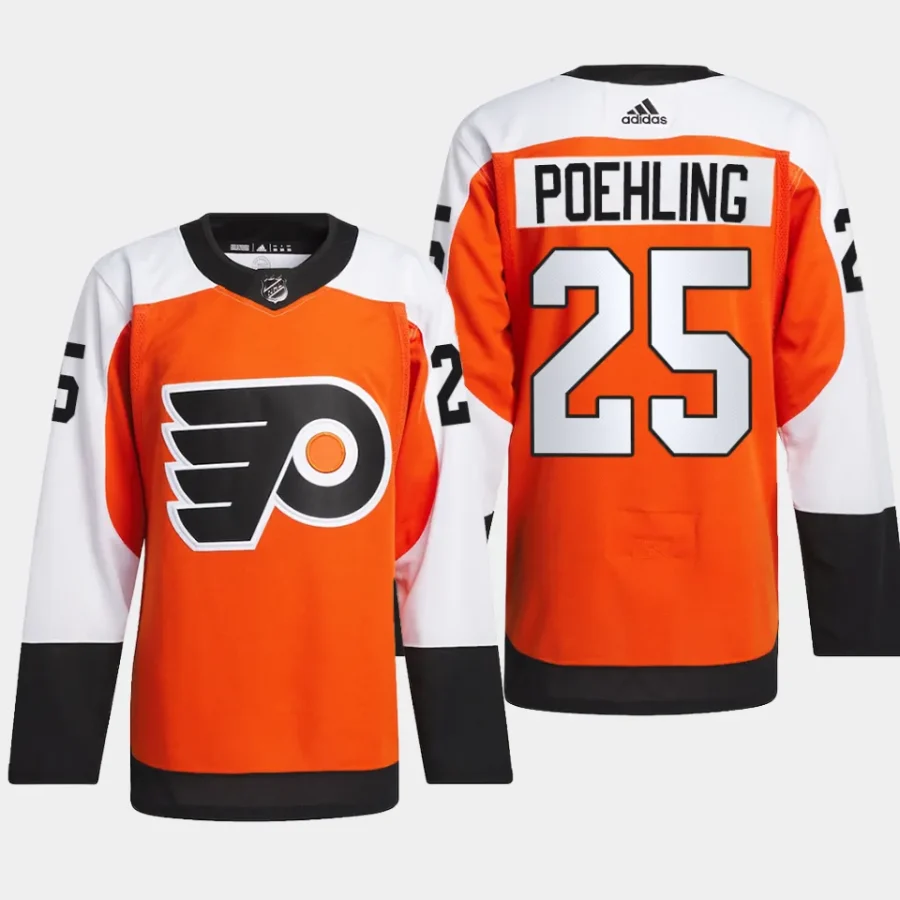 men flyers ryan poehling 2023 24 home authentic primegreen burnt orange jersey