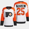 men flyers ryan poehling primegreen away authentic pro white jersey