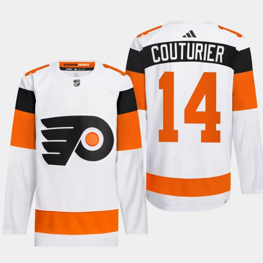 men flyers sean couturier authentic pro 2024 nhl stadium series white jersey