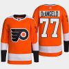 men flyers tony deangelo home authentic primegreen orange jersey