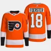 men flyers tyson foerster primegreen home authentic pro orange jersey