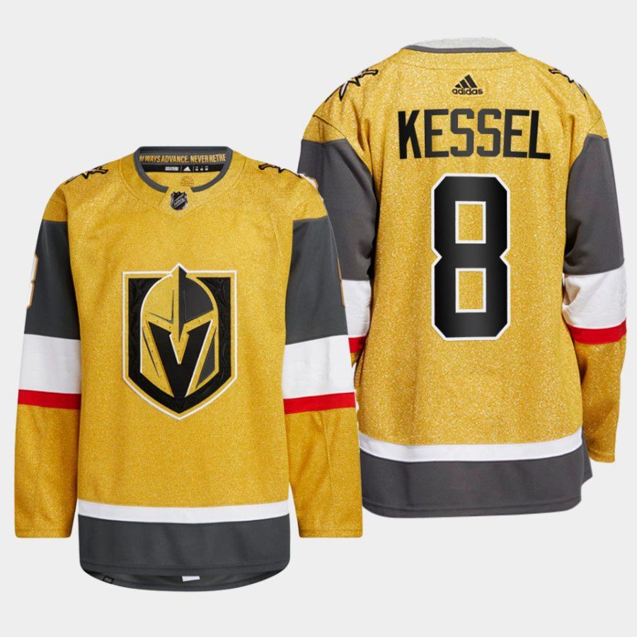 men golden knights phil kessel 2022 23 authentic home gold jersey