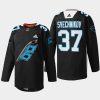 men hurricanes andrei svechnikov 2022 warm up sweater panthers night black jersey