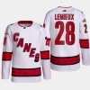 men hurricanes brendan lemieux primegreen away authentic pro white jersey