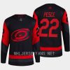 men hurricanes brett pesce primegreen authentic 2023 nhl stadium series black jersey