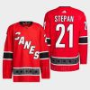 men hurricanes derek stepan 2022 authentic primegreen reverse retro 2.0 red jersey