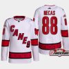 men hurricanes martin necas 2022 23 25th anniversary authentic away white jersey