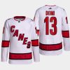 men hurricanes max domi 2022 primegreen authentic pro away white jersey