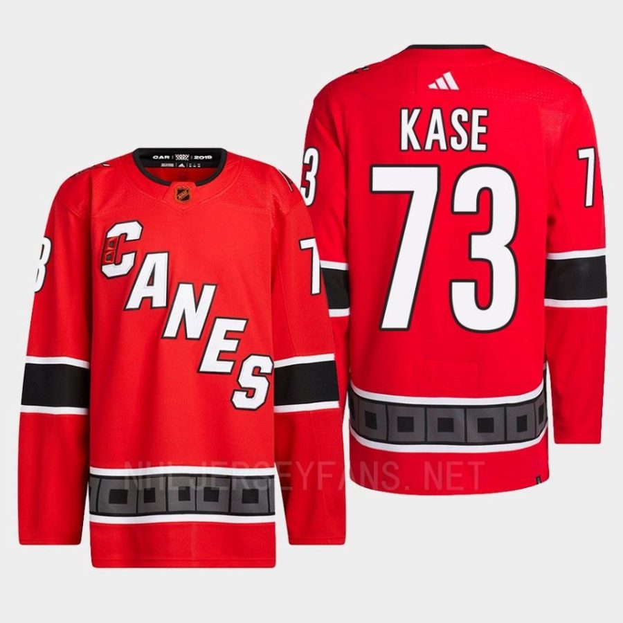 men hurricanes ondrej kase 2022 authentic primegreen reverse retro 2.0 red jersey