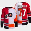 men hurricanes x flyers tony deangelo special split edition red white jersey