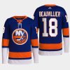 men islanders anthony beauvillier 2022 primegreen authentic pro home royal jersey