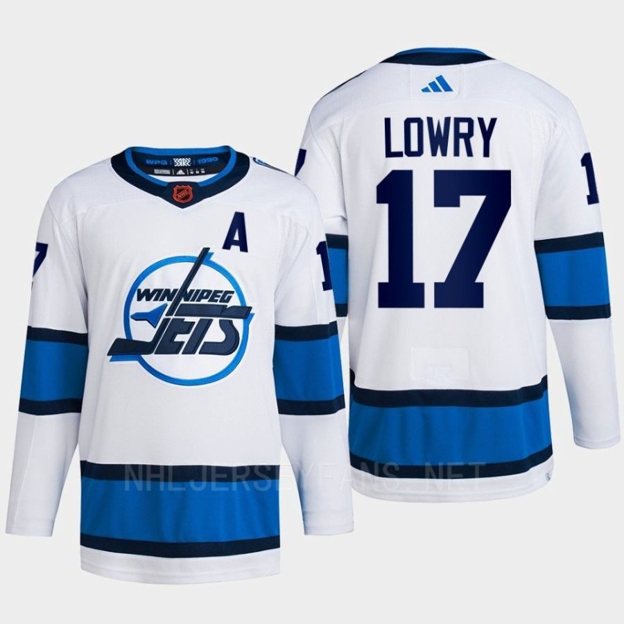 men jets adam lowry 2022 authentic primegreen reverse retro 2.0 white jersey