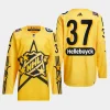 men jets connor hellebuyck drew house 2024 nhl all star game primegreen authentic yellow jersey