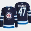 men jets declan chisholm primegreen home authentic pro navy jersey