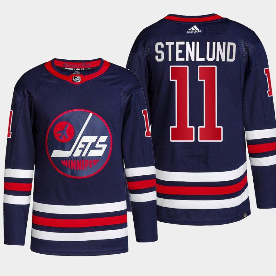 men jets kevin stenlund 2022 alternate primegreen authentic navy jersey