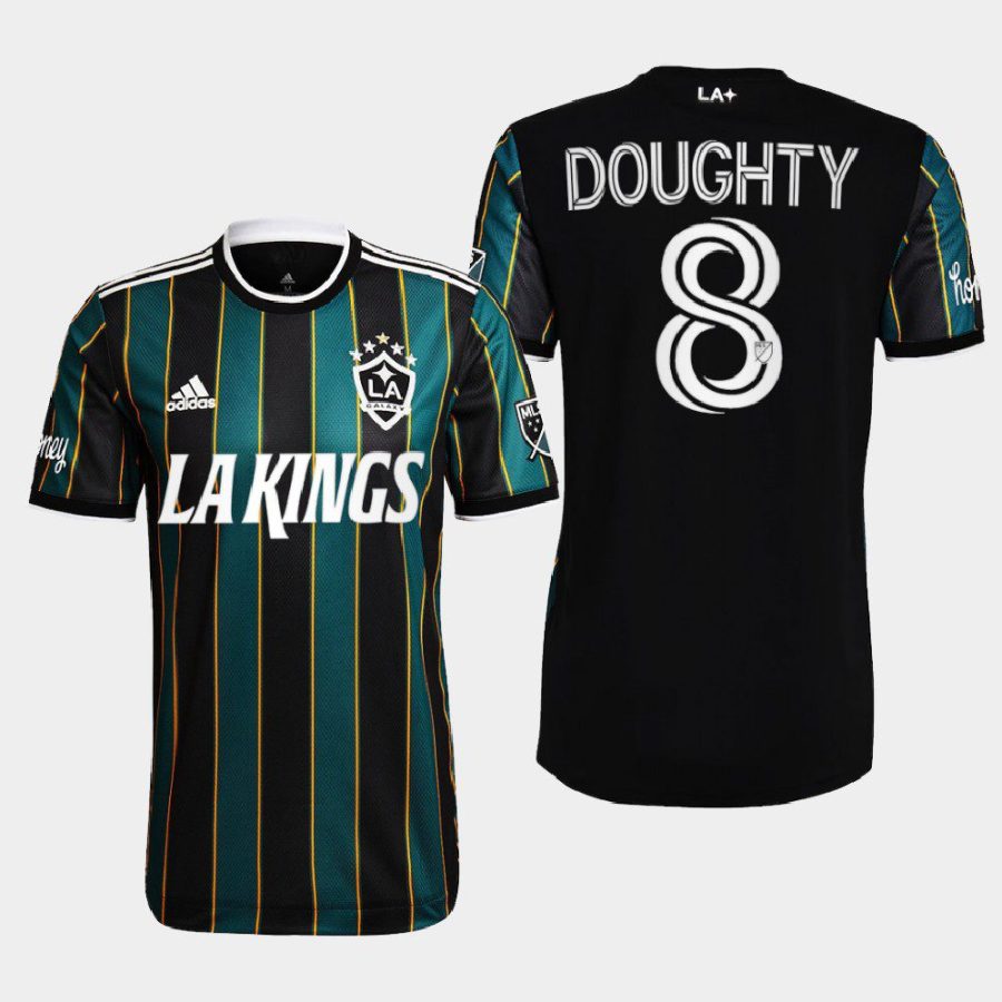 men kings drew doughty 2022 la galaxy night black jersey