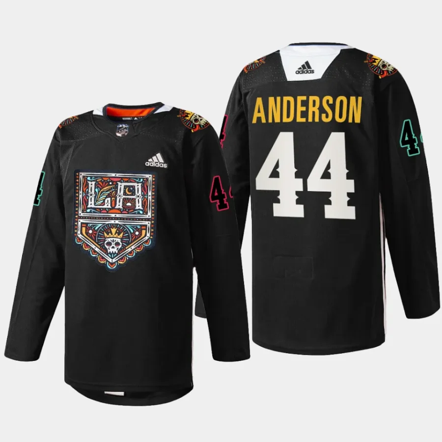 men kings mikey anderson specialty 2023 dia de muertos black jersey