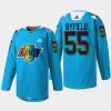 men kings quinton byfield 2022 warm up pride night blue jersey