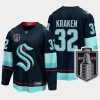 men kraken home 2023 stanley cup playoffs blue jersey