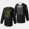 men kraken shane wright 2022 nhl draft black history month black jersey