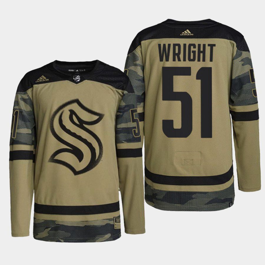 men kraken shane wright 2022 nhl draft military appreciation camo jersey