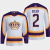 men la kings alexander edler 2022 authentic primegreen reverse retro 2.0 white jersey