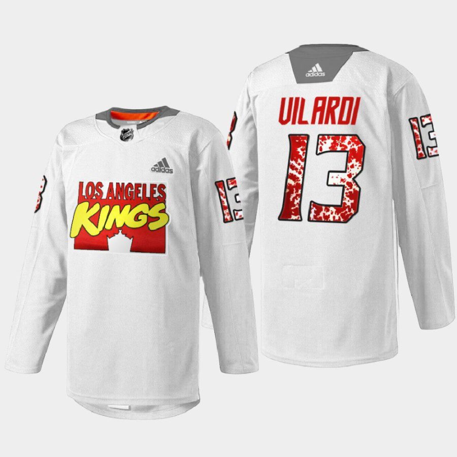 men la kings gabriel vilardi special warmup marvel super hero night 2022 white jersey