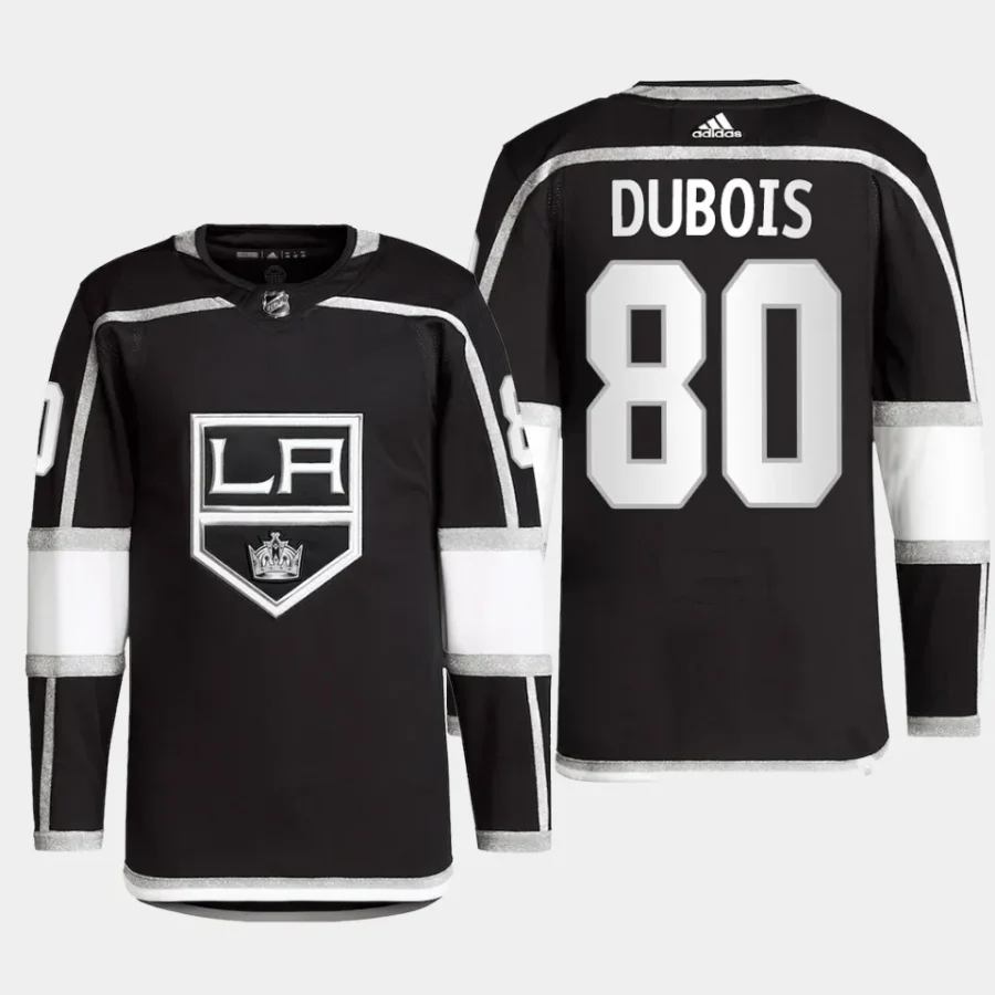 men la kings pierre luc dubois primegreen home authentic pro black jersey