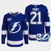 men lightning brayden point 1992 2022 authentic home 30th season blue jersey