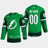 men lightning custom 2023 st. patricks day primegreen authentic jersey green