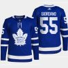 men maple leafs mark giordano 2022 primegreen authentic pro home blue jersey