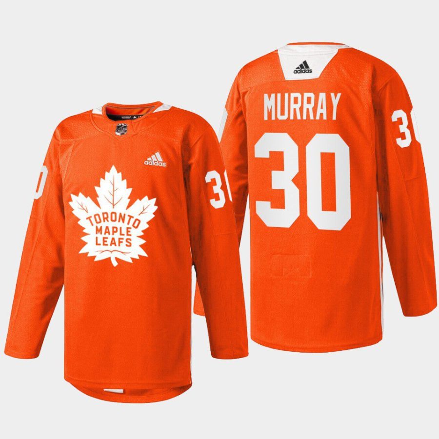 men maple leafs matt murray 2022 warmup every child matters orange jersey