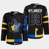 men maple leafs william nylander 2022 drew house split edition alternate black jersey