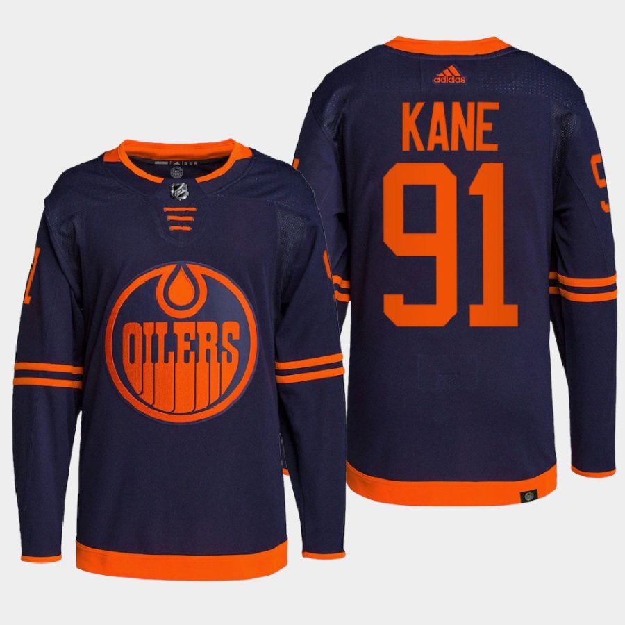 men oilers evander kane 2022 primegreen authentic pro alternate navy jersey