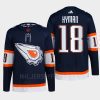 men oilers zach hyman 2022 authentic primegreen reverse retro 2.0 navy jersey