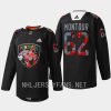 men panthers brandon montour 2023 warmup black history night black jersey