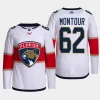 men panthers brandon montour primegreen away authentic pro white jersey