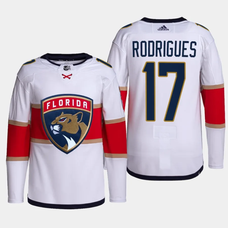 men panthers evan rodrigues primegreen away authentic pro white jersey