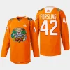 men panthers gustav forsling specialty 2024 vamos gatos orange jersey