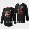 men panthers matthew tkachuk 2023 warmup black history night black jersey