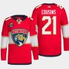 men panthers nick cousins 2022 home primegreen authentic red jersey