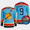 men panthers sam bennett reverse retro 2023 all star patch blue jersey