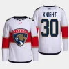 men panthers spencer knight primegreen away authentic pro white jersey