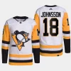 men penguins andreas johnsson primegreen away authentic pro white jersey