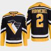 men penguins chad ruhwedel 2022 authentic primegreen reverse retro 2.0 black jersey