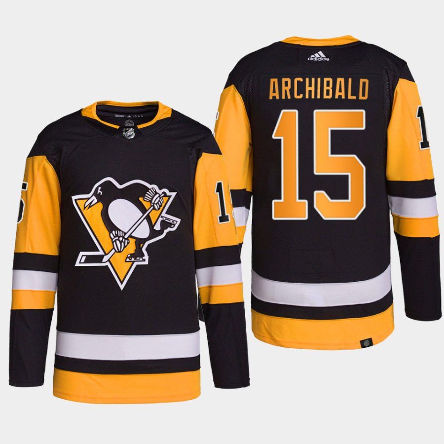 men penguins josh archibald 2022 home primegreen authentic black jersey