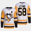 men penguins kris letang primegreen away authentic pro white jersey